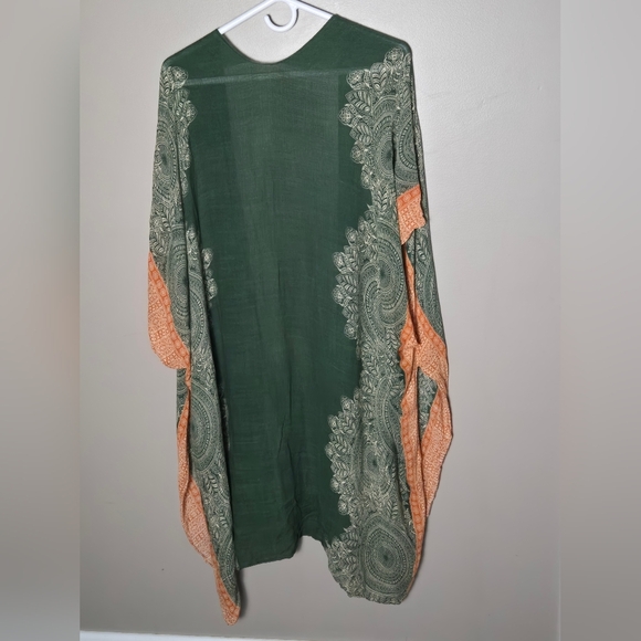 Ruggine Boho Festival Indie Witchcore Oversize Kimono Duster, One Size - Picture 2 of 4